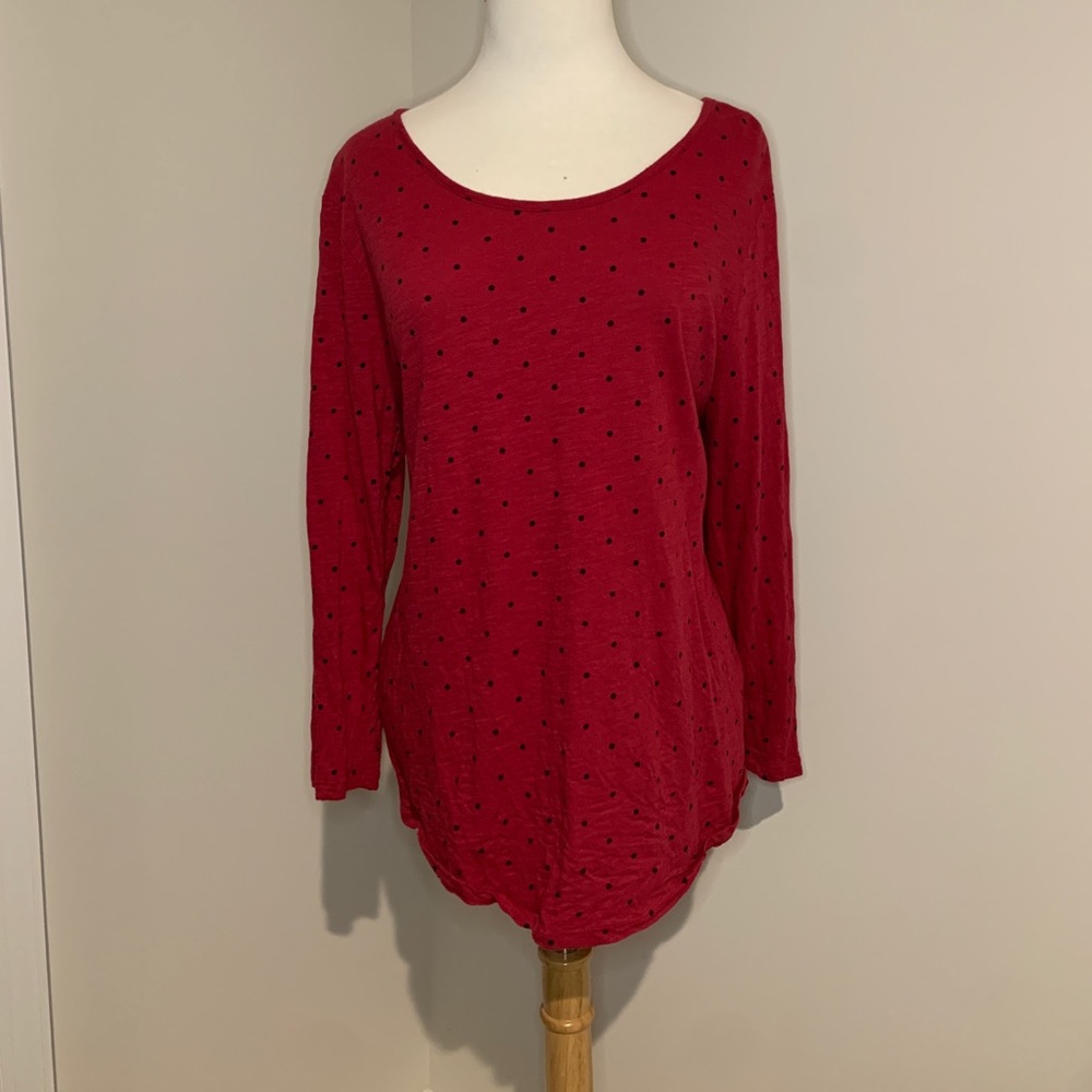Old Navy Polka Dot Open Back Top
